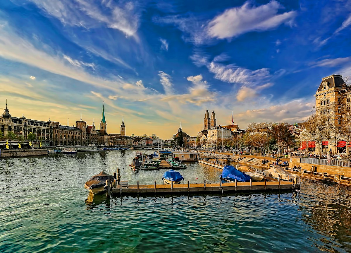 Zurich financial district
